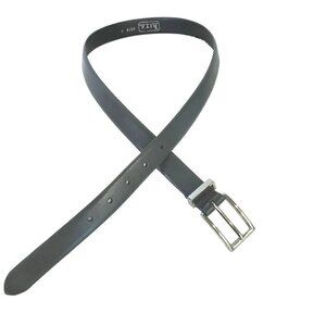 The Ritz Accessory Collection Belt Charcoal Gray Silver Buckle Women's Large